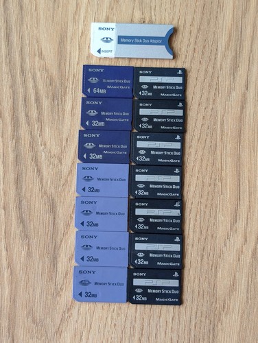 Lot mixed sony memory - lot, of